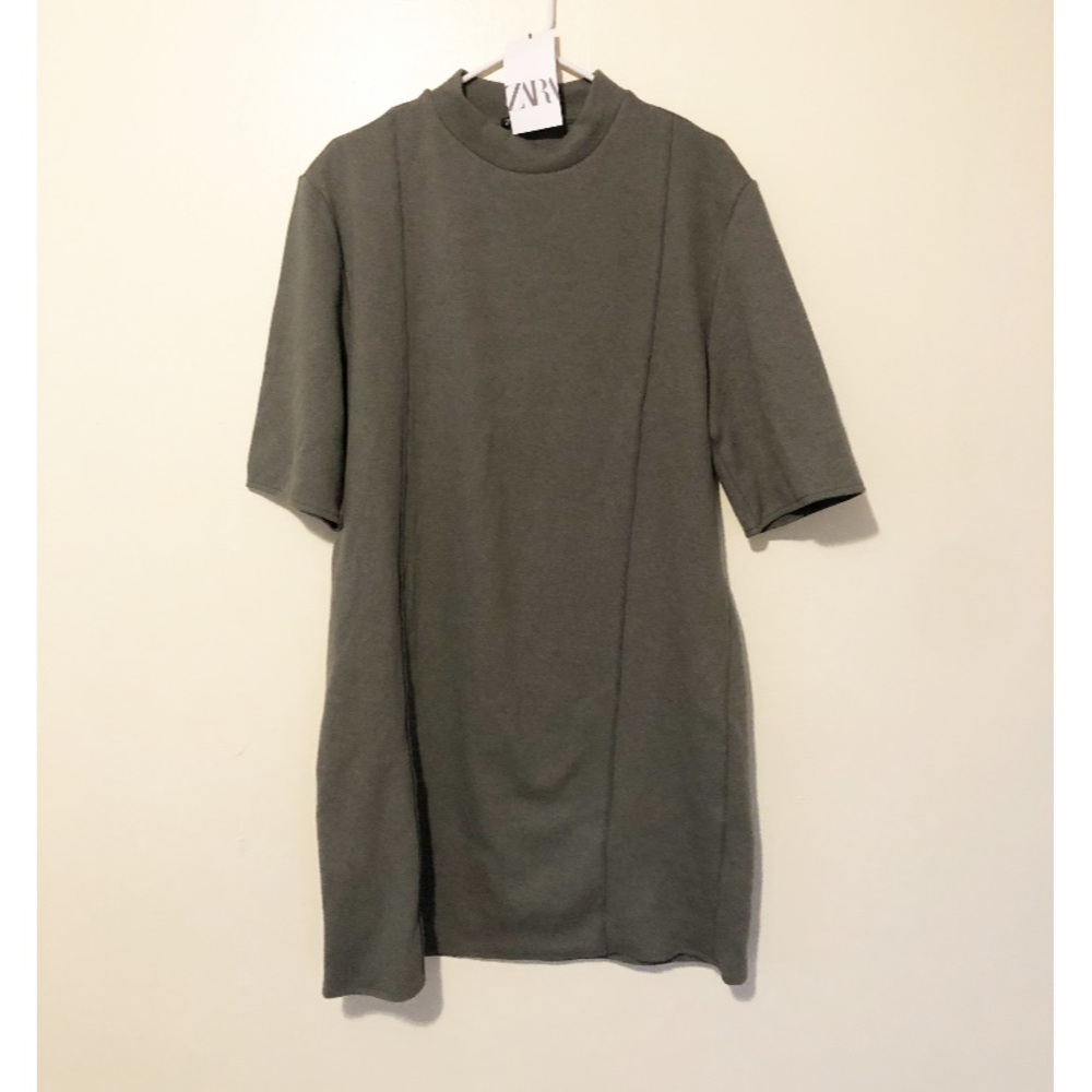 NWT Zara Textured Weave Dress - Picture 4 of 8